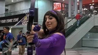 KATE BISHOP! HAWKEYE Cosplay at New York Comic Con 2013