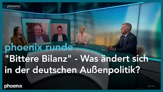 phoenix runde: "Bittere Bilanz" - Was ändert sich in der deutschen Außenpolitik?