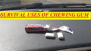 Forgotten prepper items: Survival uses of chewing gum.