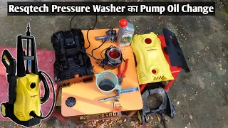 Resqtech PW101 Pressure Washer Oil Change