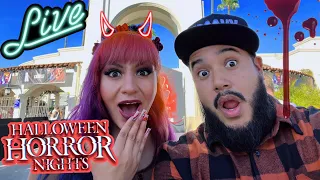 🔴LIVE! All Haunted Houses the Halloween Horror Nights 🎃 (Opening Night 2023)