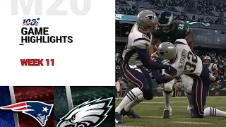Patriots vs. Eagles Week 11 Highlights | M20