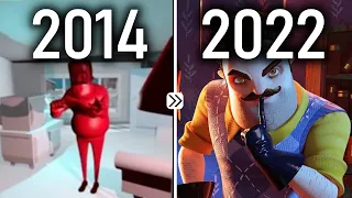 Evolution of Hello Neighbor 2014-2022