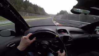 Peugeot 206 RC - Nurburgring - 8:37 BTG - 24 03 2019 (tour de reconnaissance)