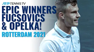 Incredible Passing Shot Winners From Fucsovics & Opelka! | Rotterdam 2021 #Shorts