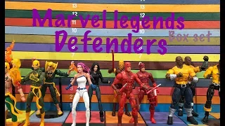 Marvel Legends THE DEFENDERS BOX SET action figure toy review