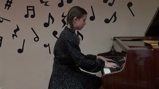 Е.Олерская "Звёзды" - исп.Екатерина Яблоновская, 11 лет, 2023г