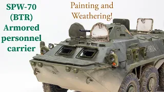 SPW-70 (BTR) Armored personnel carrier (1/35 - Trumpeter)