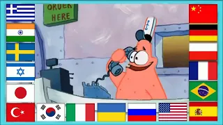 Is it Krusty Crab? - No, it's Patrick! In 24 languages | Spongebob
