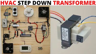HVAC Training Board: How To Troubleshoot A Transformer (How To Check A HVAC Step Down Transformer)