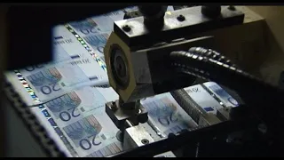 Как печатают Евро банкноты - процесс в подробностях , How euro banknotes are produced 25.05.2019