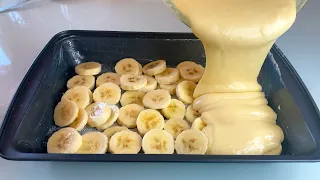 2 Bananen und 2 Eier - Bananenkuchen in 5 Minuten!