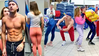 CRAZY PRANK WORKOUT In The SHOP 😳 (prt.10)