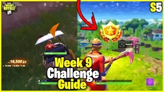 Follow The Treasure Map In Shifty Shafts + Get Trick Points  | S5 Week 9 Challenge Guide - Fortnite