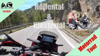 Höllental und Klostertal mit dem Motorrad | Honda CRF1100L Africa Twin | Honda XL700V Transalp