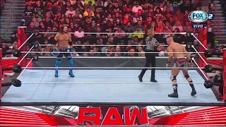 AJ Styles Vs Theory - WWE Raw 18/07/2022 (En Español)