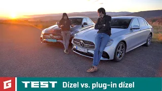 Mercedes-Benz E 220d vs. 300de - ENG SUB - TEST - GARÁŽ.TV