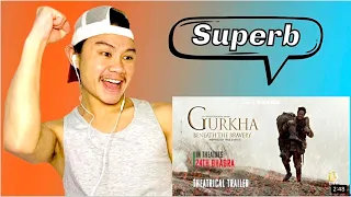 GURKHA : Beneath The Bravery || Nepali Movie Official Trailer REACTION 2022 || Samir, Stuart,