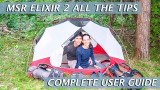 MSR ELIXIR 2 BACKPACKING TENT HONEST COMPLETE REVIEW | Pros and Cons and All the Tips