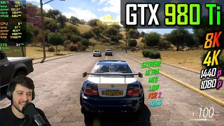 GTX 980 Ti - Forza Horizon 5 - 1080p, 1440p, 4K, 8K