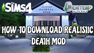 How to Download the Mortem mod/funeral mod 💀⚰️✨|SimsZurtStar