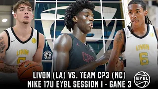 LivOn 17U vs. Team CP3 (HIGHLIGHTS) || LO Battles 5-star UNC commit Drake Powell at EYBL Session I 🏀