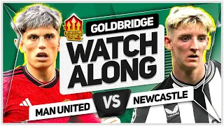 MANCHESTER UNITED vs NEWCASTLE LIVE with Mark GOLDBRIDGE!