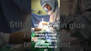 Suture Less Skin Glue Knee Replacement Surgery | Dr Deepak Inamdar
