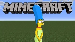 Minecraft Building Marge Simpson