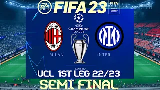 FIFA 23 AC Milan vs Inter Milan | Champions League 2023 | PS4 Full Match