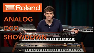 Roland Juno 106 & Juno 60 vs. JX-3P & JX-8P - Analog DCO Showdown