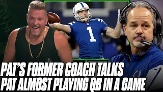 Chuck Pagano Tells HILARIOUS Story About When Pat McAfee Almost Had To Play Emergency QB