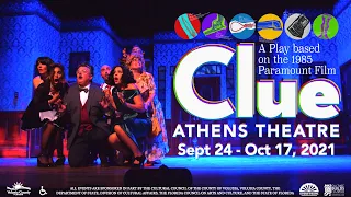 "Clue" at the Athens Theatre Sept. 24 - Oct. 17, 2021