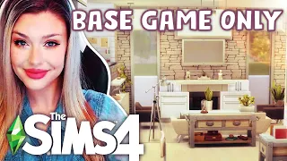 ✨ Bulding a BASE GAME ONLY Modern House in The Sims 4 // NO CC // Sims 4 Base Game House✨