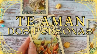 ✨DOS PERSONAS TE AMAN✨ ESTÁS EN LA MENTE DE ESTAS DOS PERSONAS❤️‍🔥TE BUSCARÁN HOY 🔥 #tarot