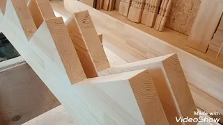 Как изготовить косоуры для лестницы.