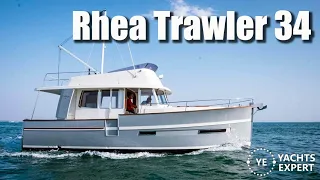 Rhea Trawler 34 Dusseldorf Boat Show 2024 | Yachts Expert #rheatrawler34