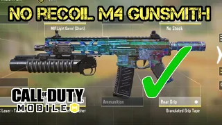 Best No recoil M4 Gunsmith & Gameplay in COD Mobile | Call of Duty Mobile