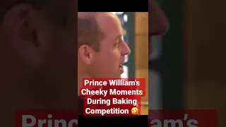 Prince William’s Funny Moments during Baking Competition!🤣 #princessofwales #shorts #princewilliam