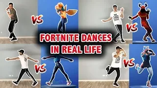 LEARN THESE FORTNITE DANCES IN REAL LIFE (Scenario, Clean Groove, Crackdown and many more!)