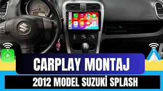 2012 MODEL SUZUKİ SPLASH ➡ KABLOSUZ CARPLAY & KABLOSUZ ANDROİDAUTO MULTİMEDYA SİSTEM MONTAJI