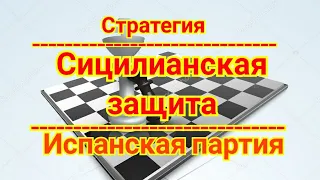 9) Сицилианская защита ( Найдорф).  2) Испанская партия.  Стратегия.