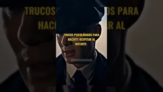 TRUCOS PSICOLOGICOS para hacerte RESPETAR🎩