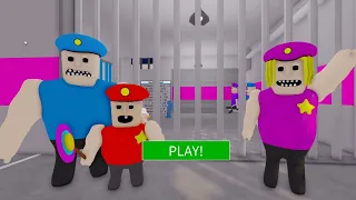 ESCAPE FROM BARRY PRISON RUN FAMILY! (Obby) FULL GAMEPLAY