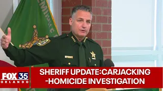 Seminole County carjacking: Sheriff Dennis Lemma press conference on carjacking, homicide case