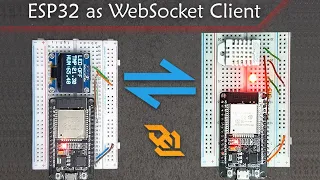 Real-Time Data Transfer between two ESP32 using Web-Socket Client | ESP32 WebSocket Server