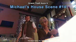 Tracey studying - Michael's House Scene #14 - GTA 5