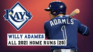 Willy Adames (#1) All 25 Home Runs of the 2021 MLB Season