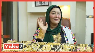 أميرة الذهب فى مصر 🥇لابسة 2 كيلو وبتقف جمب العرسان وعملت امبراطورية لوحدها 💍