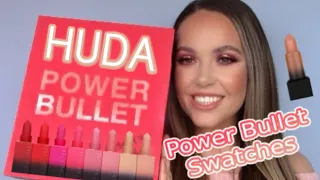 LIP SWATCHING EVERY SINGLE HUDA BEAUTY POWER BULLET MATTE LIPSTICK // HUDA BEAUTY VAULT